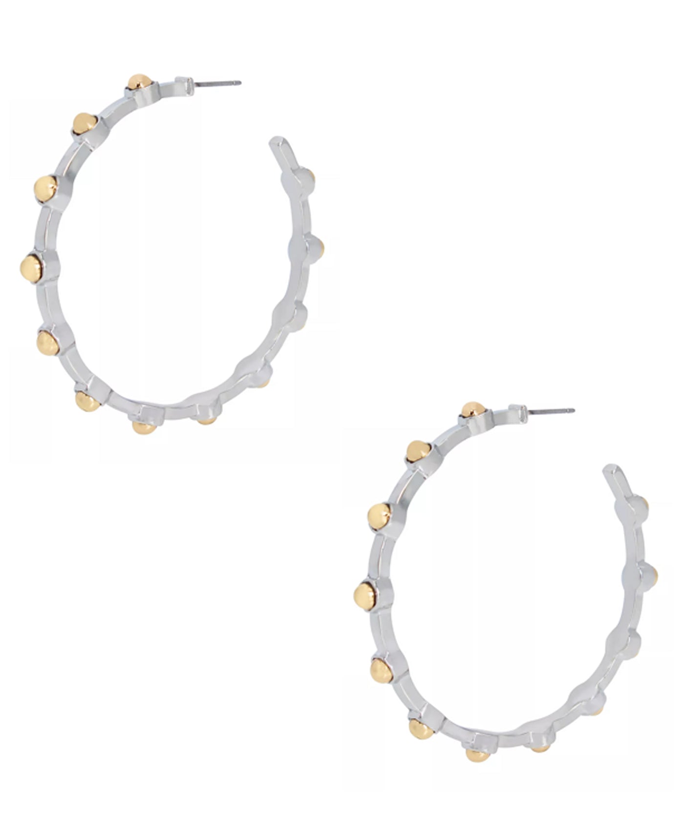 Studded Hoop Earrings view 1