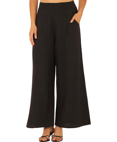 Linen Wide Leg Pants image 2