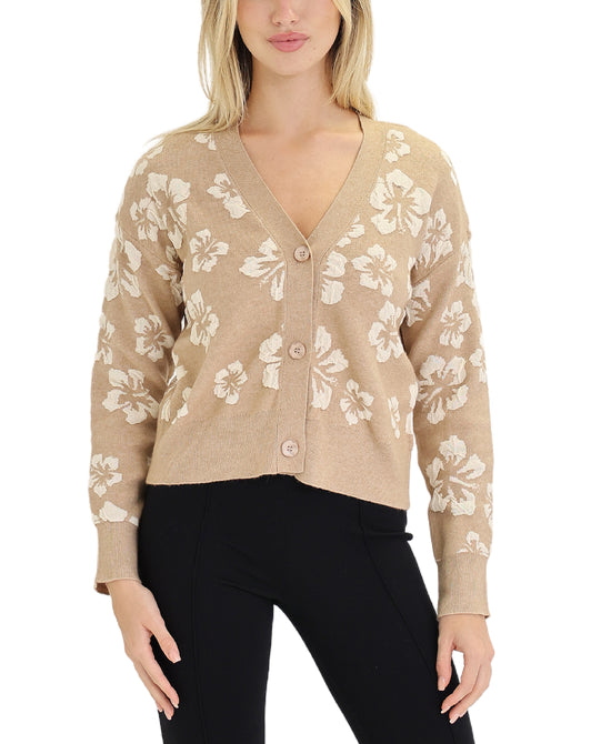 Printed Knit Cardigan view 