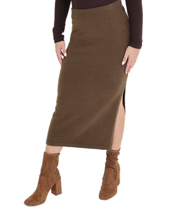 Knit Midi Skirt view 