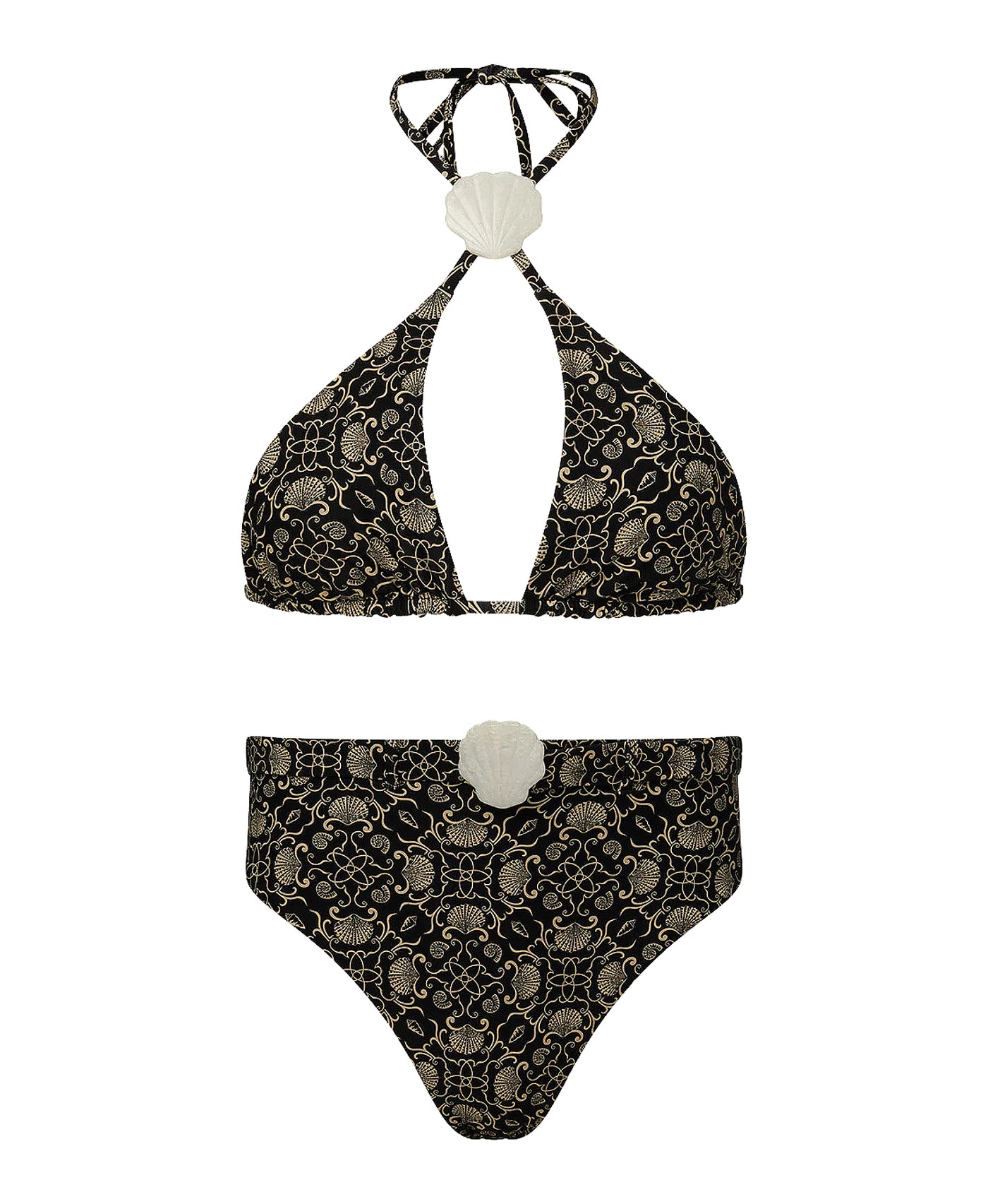 Seashell Print Bikini- 2 Pc Set view 1