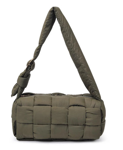 Woven Nylon Shoulder Bag image 1