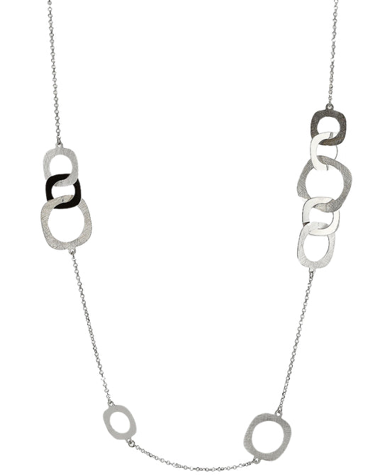 Sterling Silver Circle Necklace view 