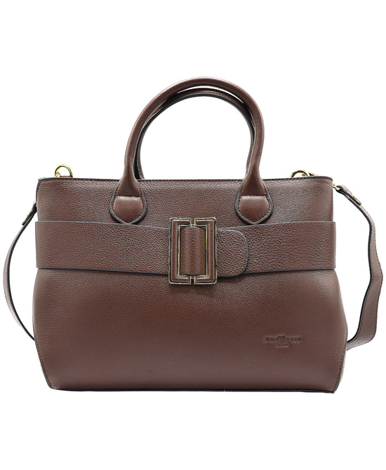 Leather Buckle Handbag view 