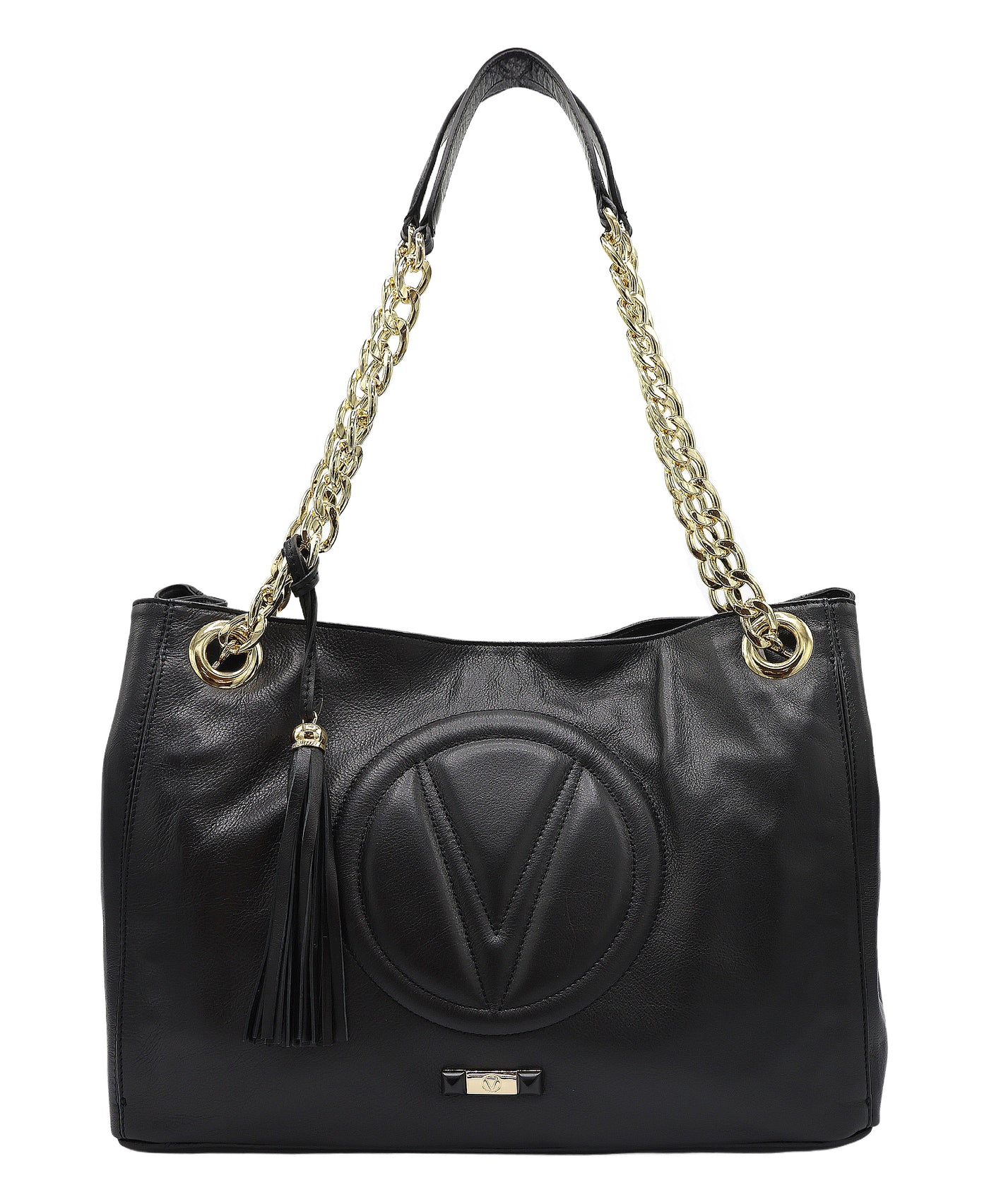 Leather Logo Shoulder Bag view 1