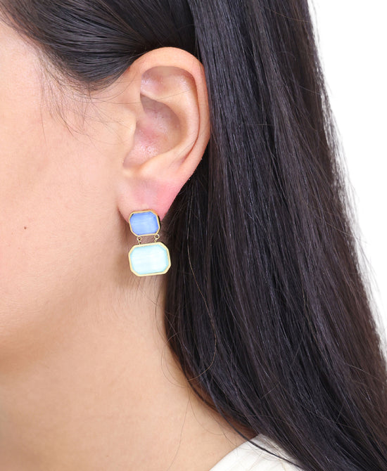 Double Rectangle Earrings view 