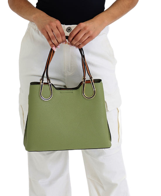 Faux Leather Handbag view 