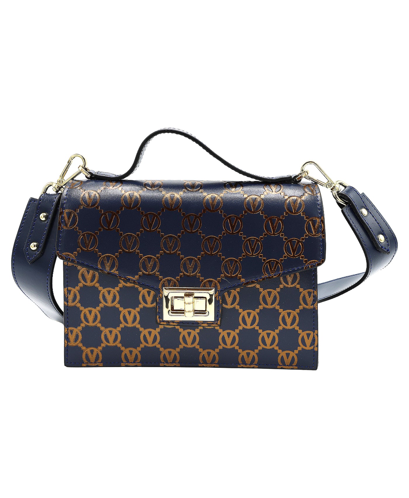 Monogram Leather Handbag view 1