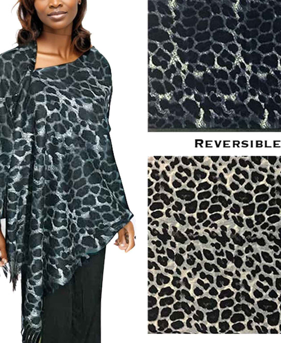 Leopard Print Poncho/Shawl view 