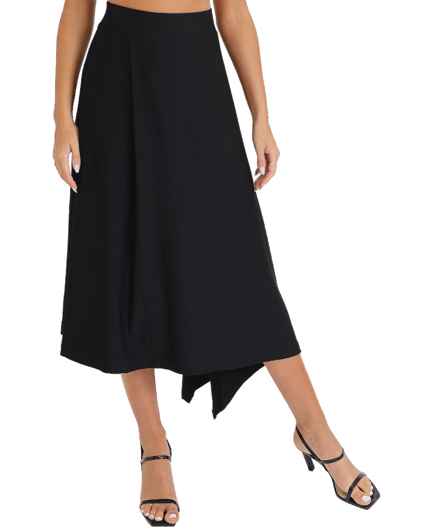 Hanky Hem Midi Skirt view 1