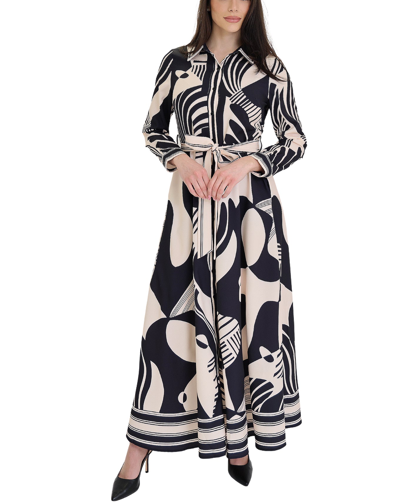 Printed Maxi Dress view 1