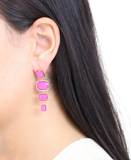 Rectangle Drop Earrings view 