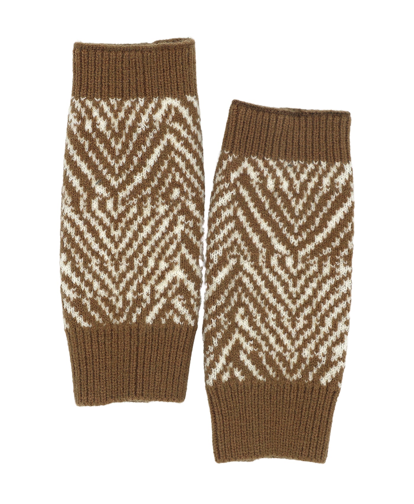 Fingerless Knit Gloves view 1