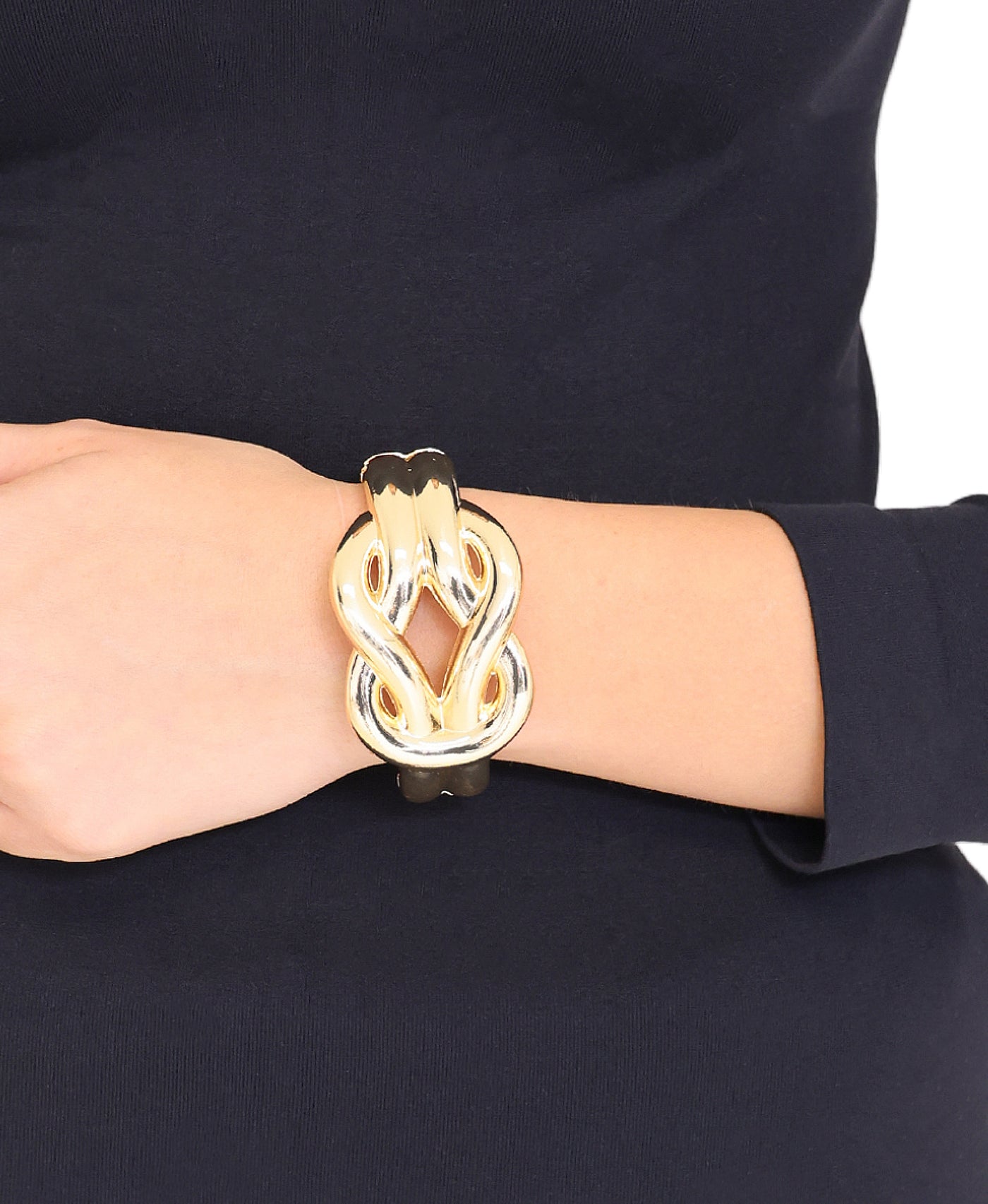 Knotted Cuff Bracelet view 1