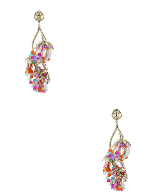 Tiered Petal Earrings view 