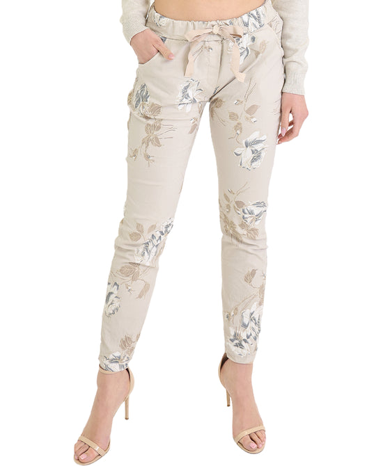 Shimmer Floral Pants view 