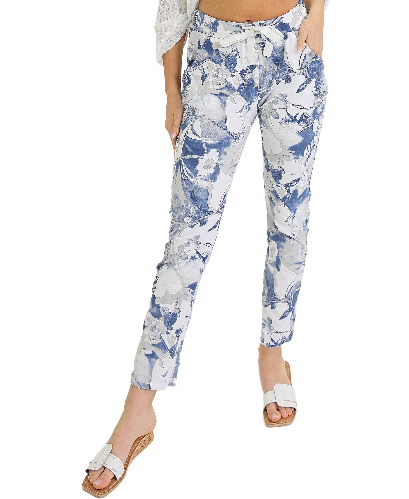 Floral Print Pants view 1