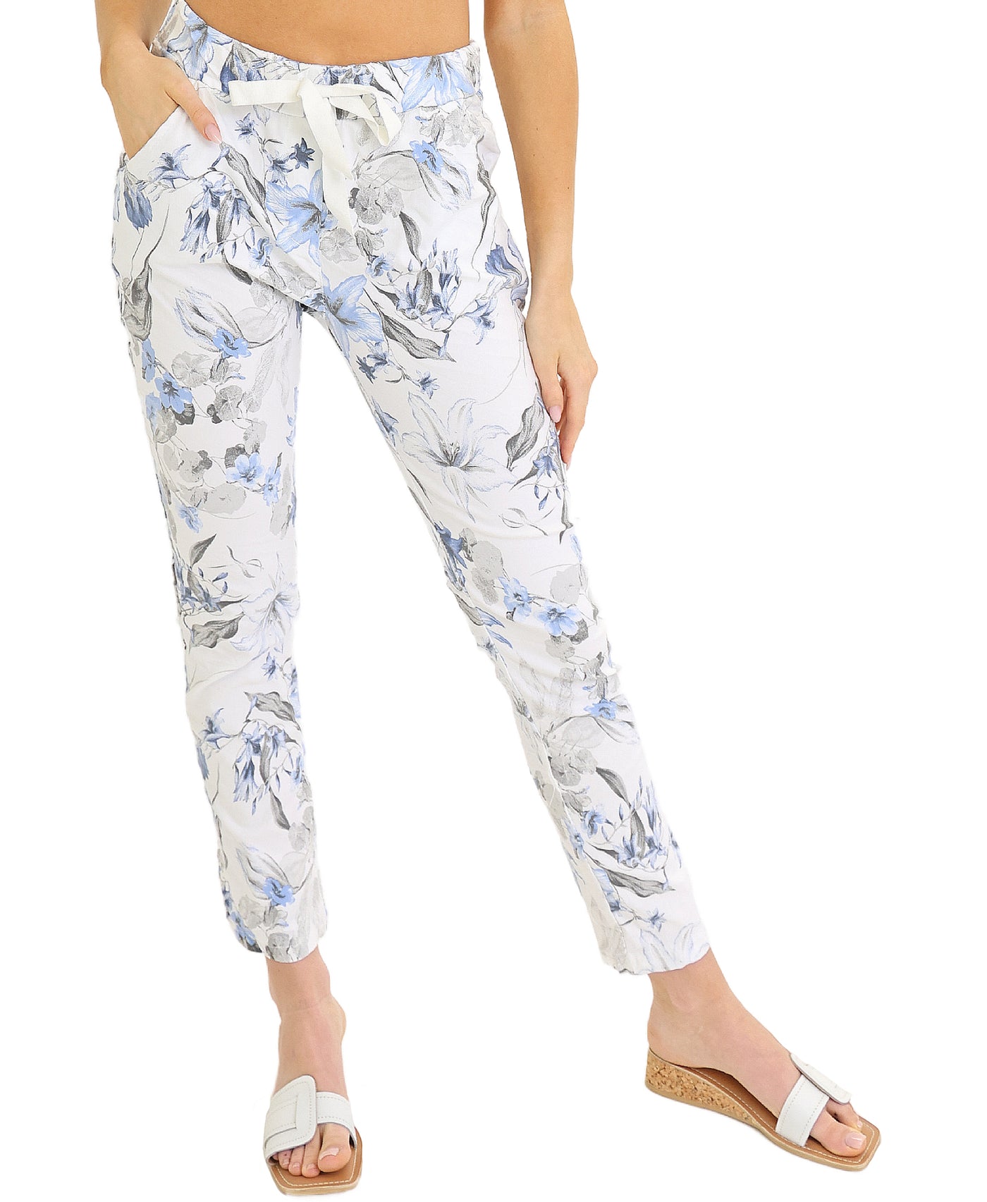 Floral Print Pants view 1