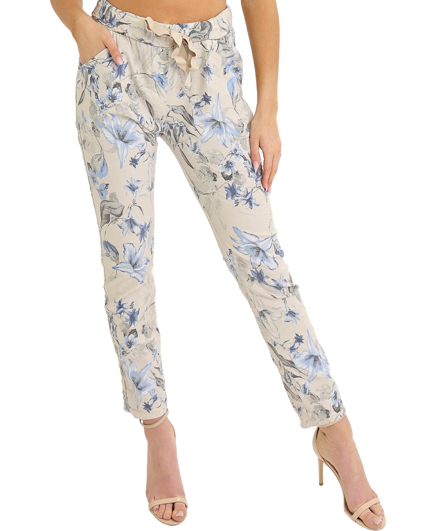 Floral Print Pants view 1