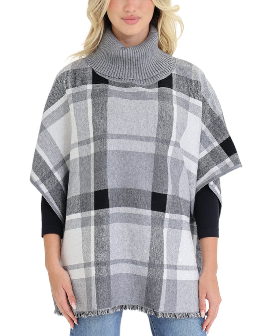 Plaid Poncho view 