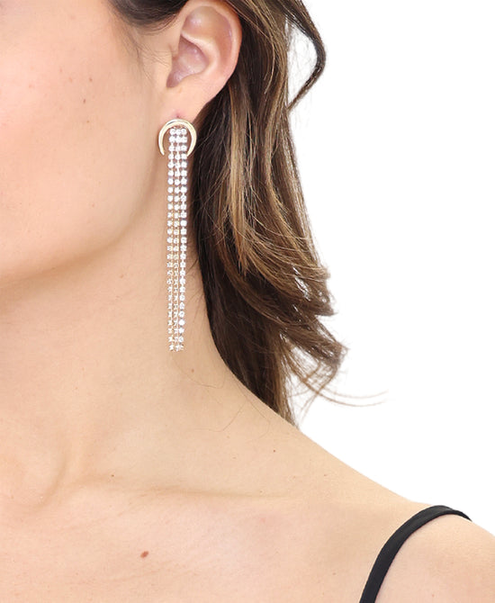 Crystal Drop Earrings view 