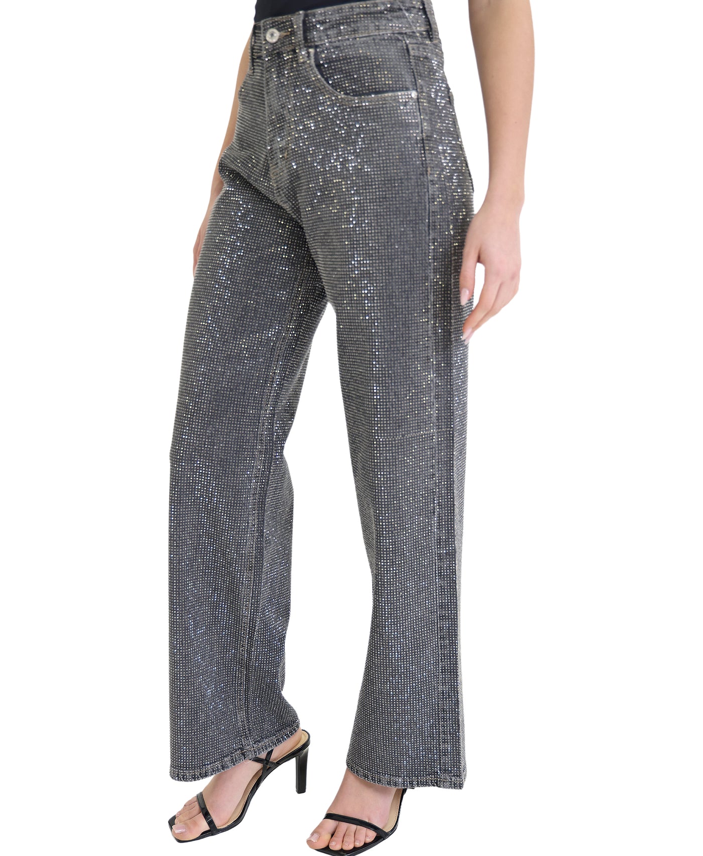 Crystal Encrusted Jeans view 2