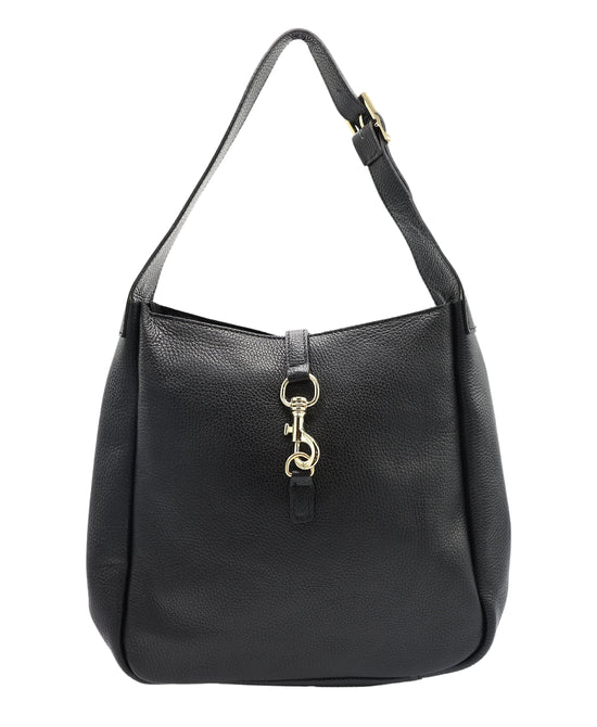 Leather Rectangle Shoulder Bag view 