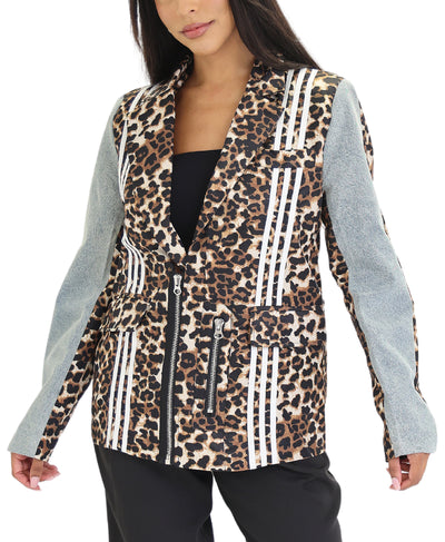 Leopard & Denim Blazer image 1