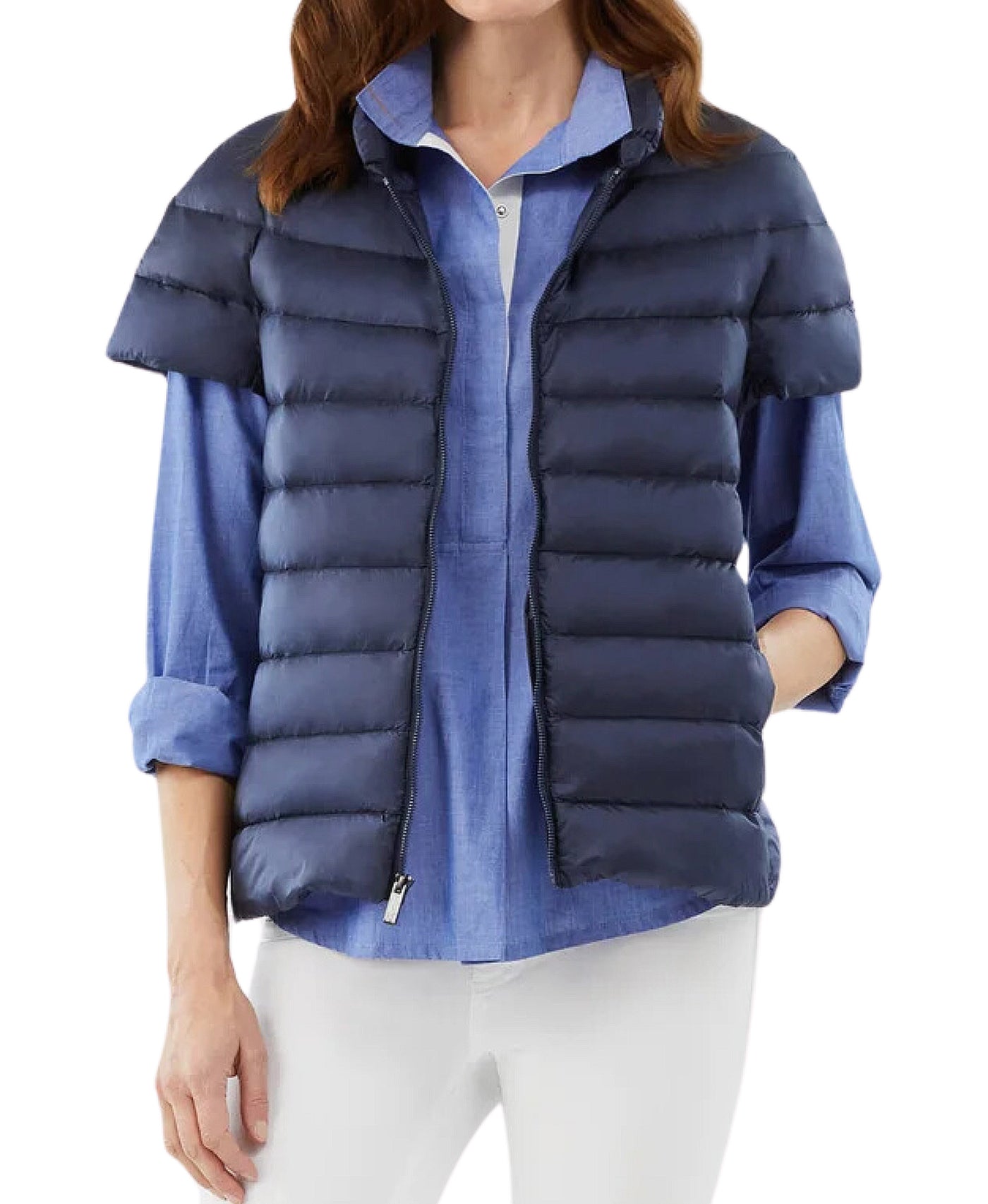 Short Sleeve Puffer Vest view 1