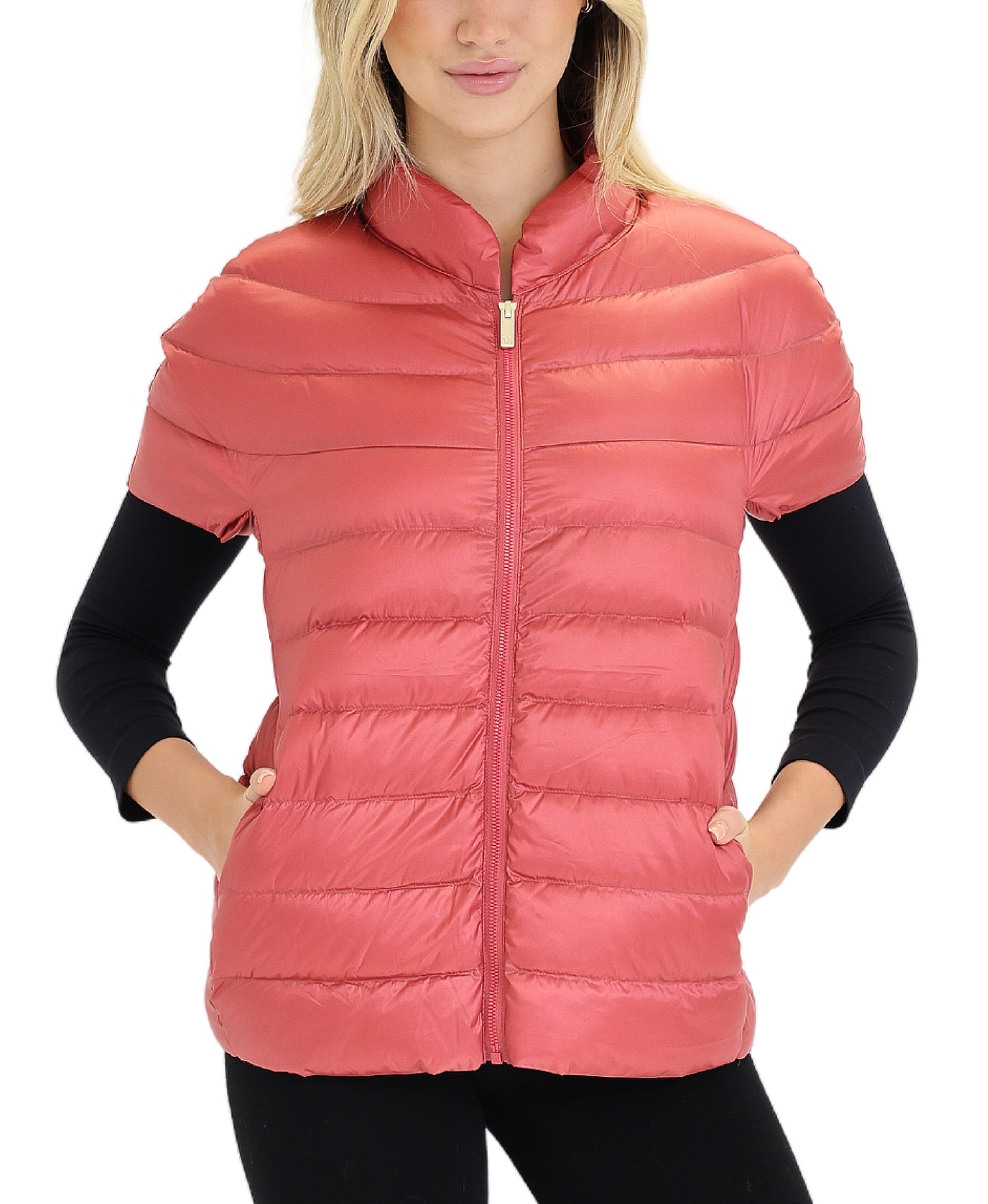 Short Sleeve Puffer Vest view 1