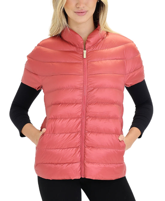 Short Sleeve Puffer Vest view 