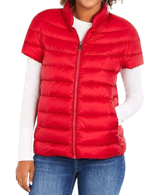 Short Sleeve Puffer Vest view 