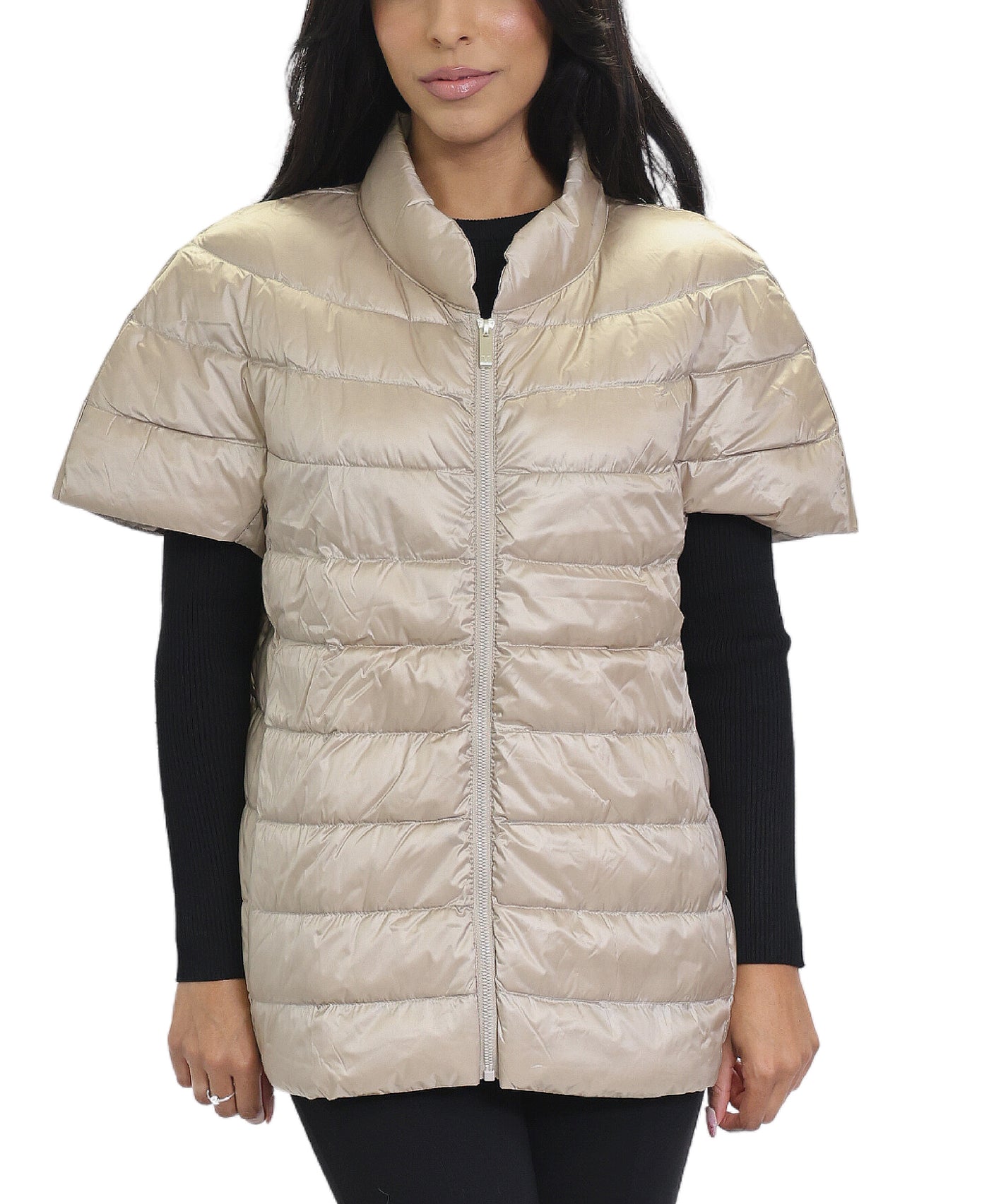 Short Sleeve Puffer Vest view 1