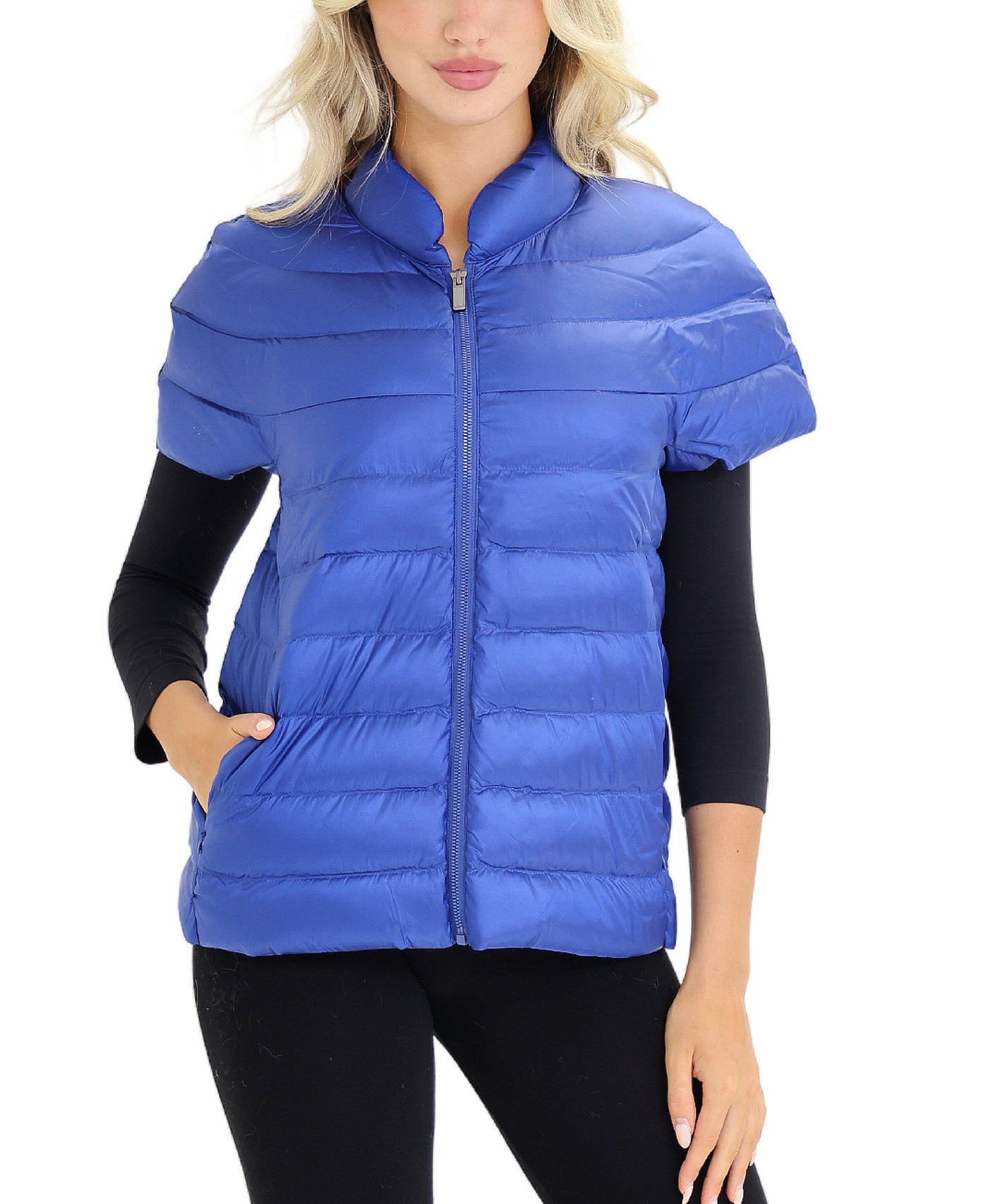 Short Sleeve Puffer Vest view 1