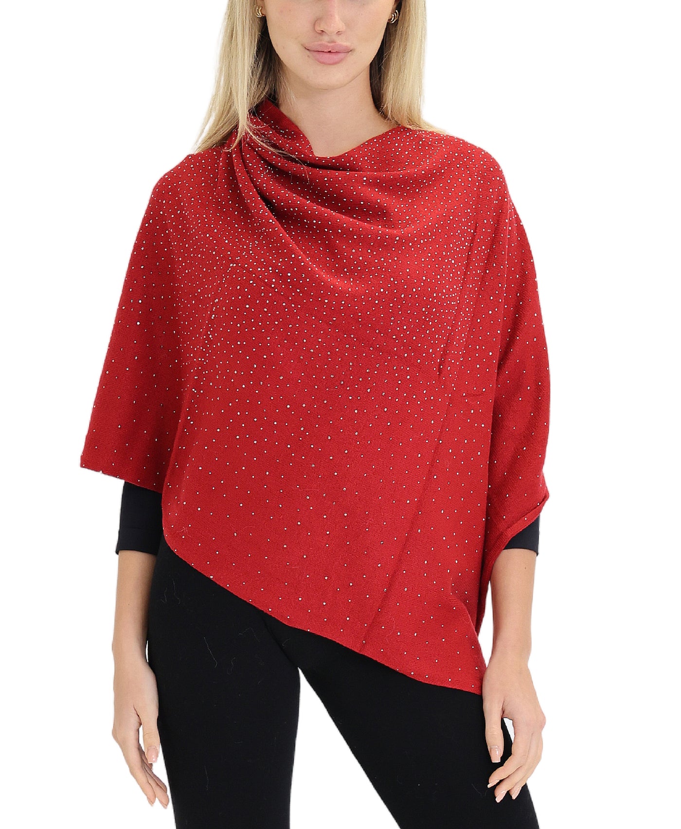 Poncho with Studs view 1