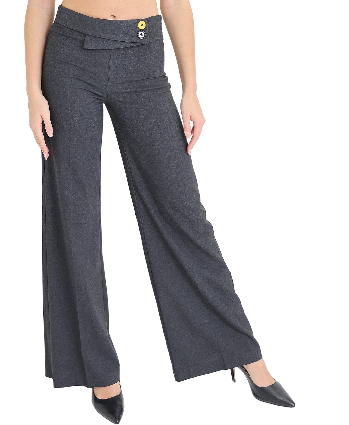 Solid Pants w/ Buttons view 1