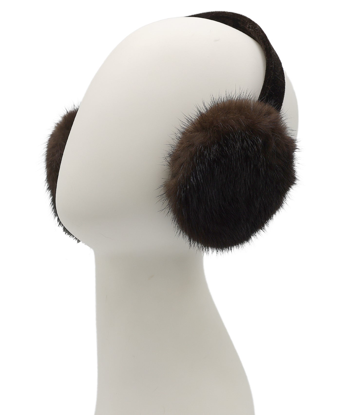 Mink Fur Earmuffs view 1