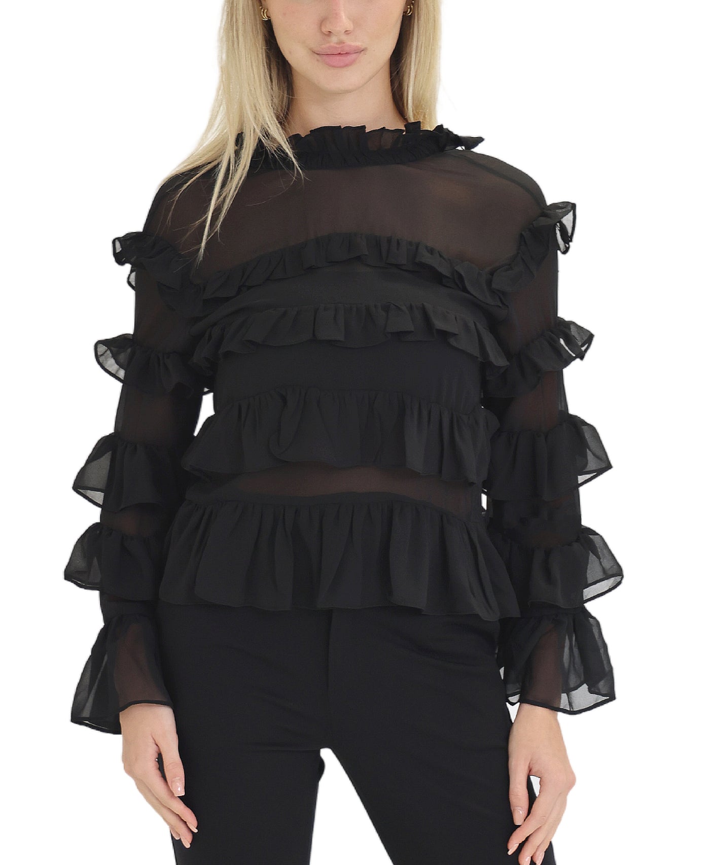 Ruffle Tiered Blouse view 1