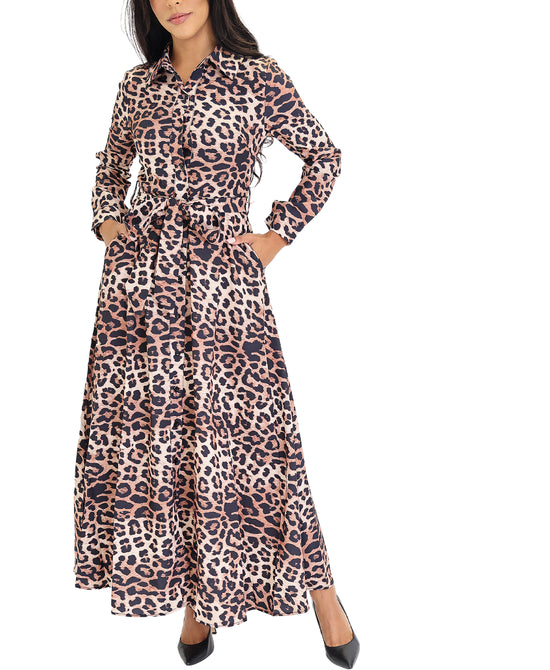 Animal Print Maxi Dress view 