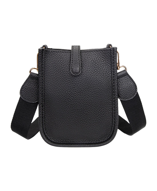 Faux Leather Cell Phone Crossbody Bag view 