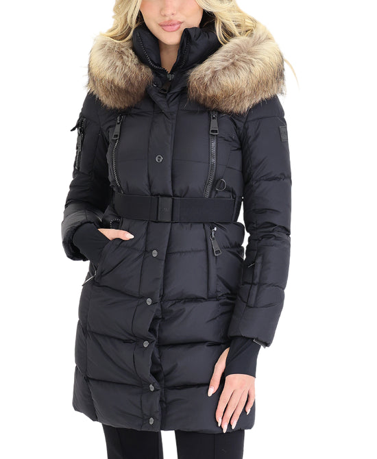 Puffer Down Jacket w/ Fur Hood view 