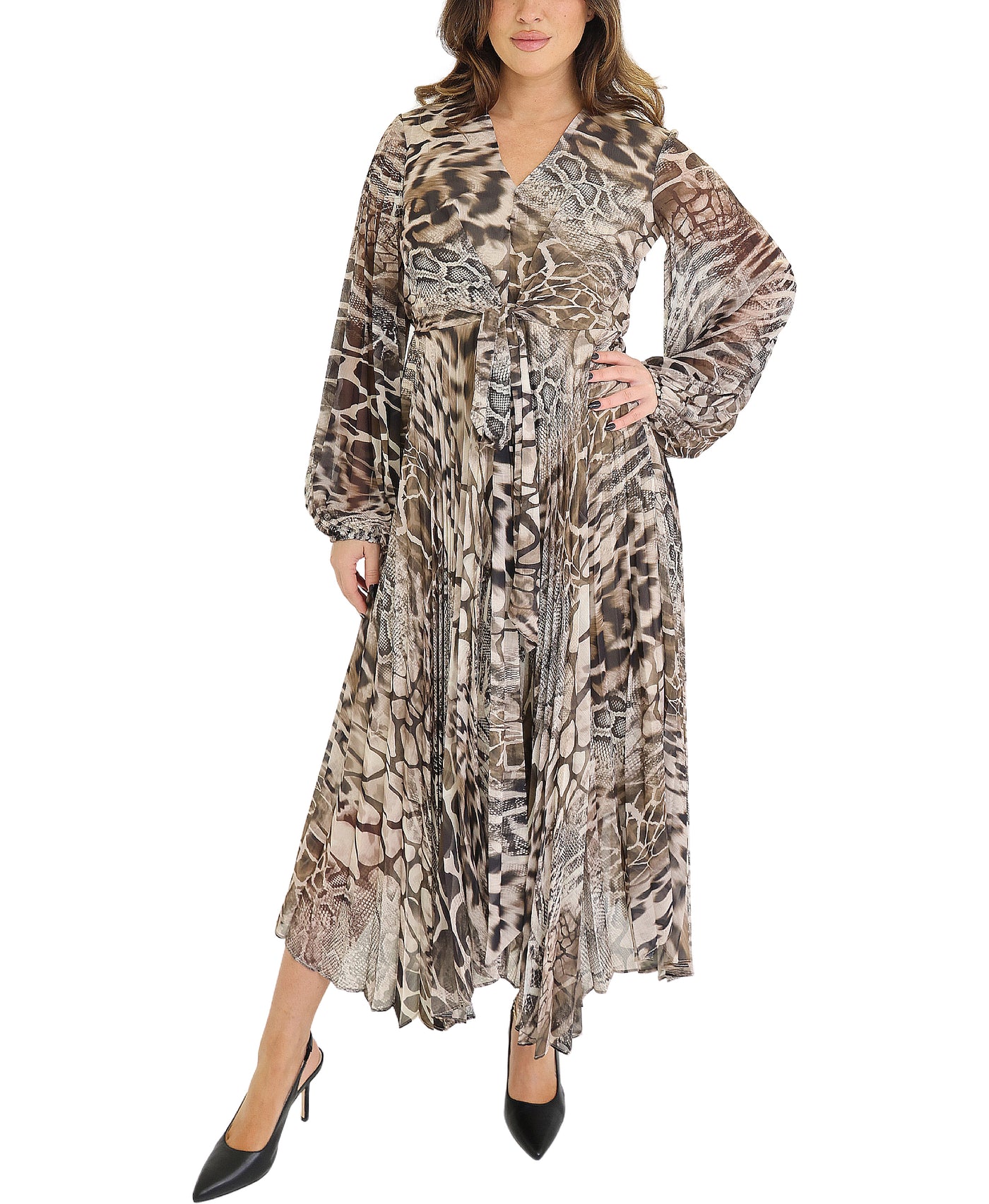 Animal Print Maxi Dress view 1