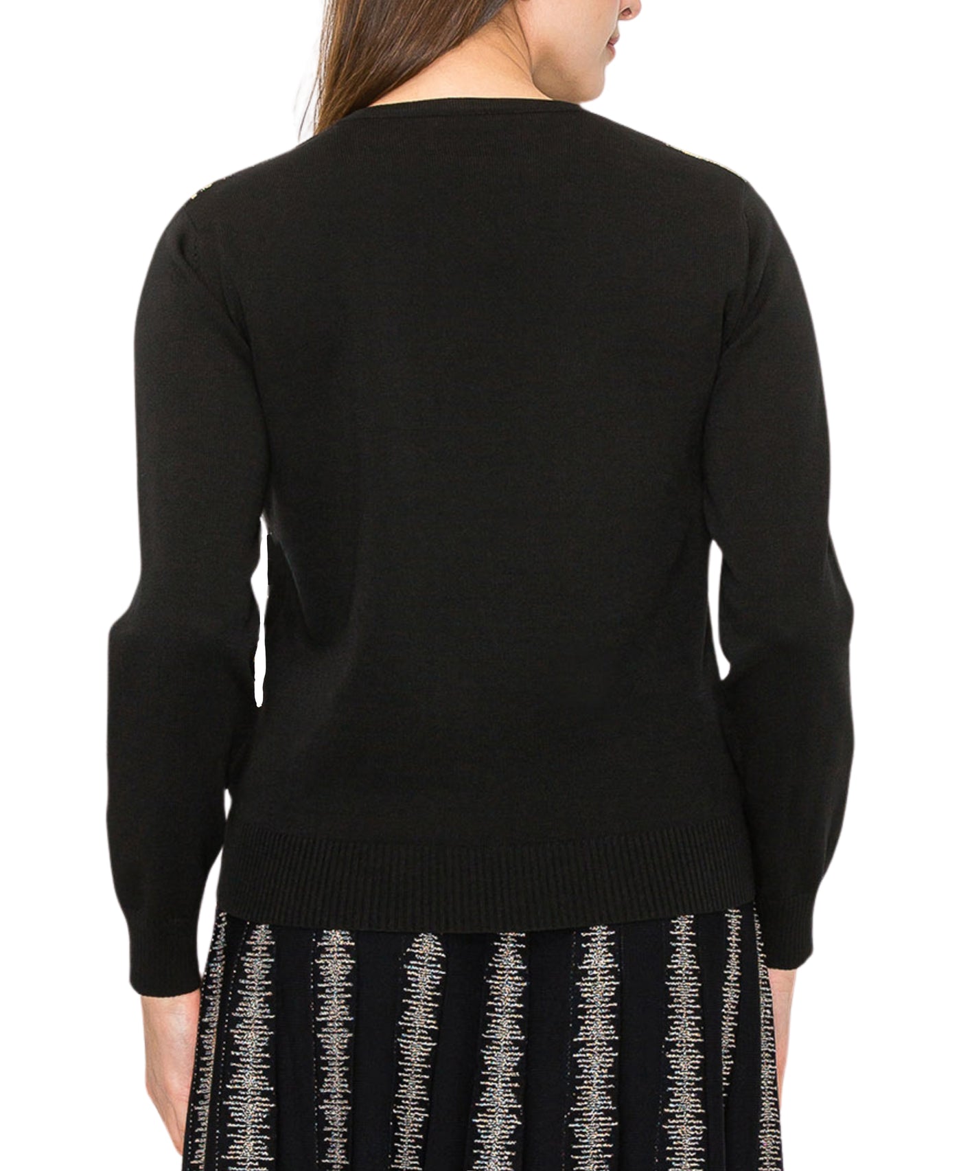 Splatter Lurex Sweater view 2