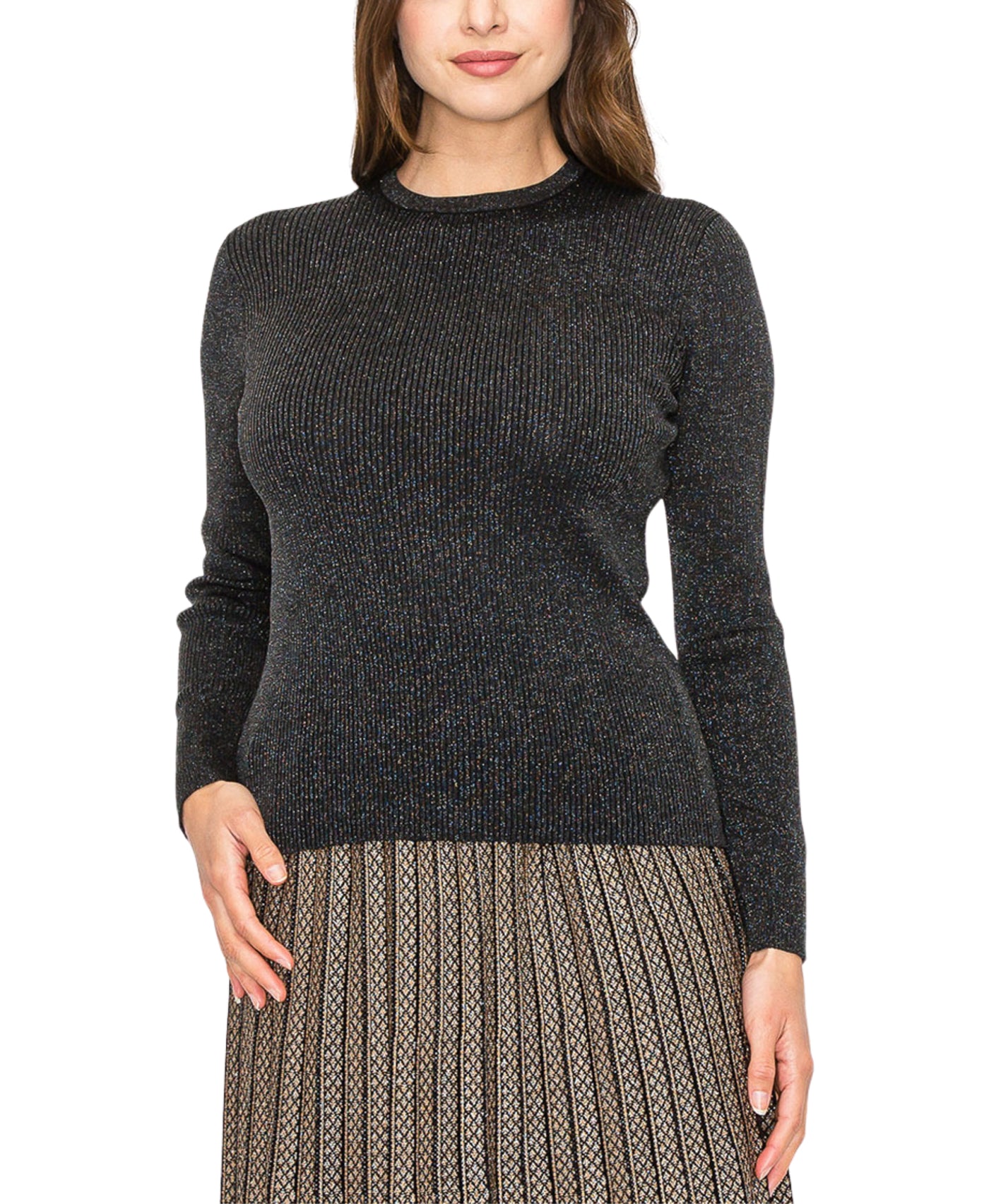 Shimmer Lurex Sweater view 1