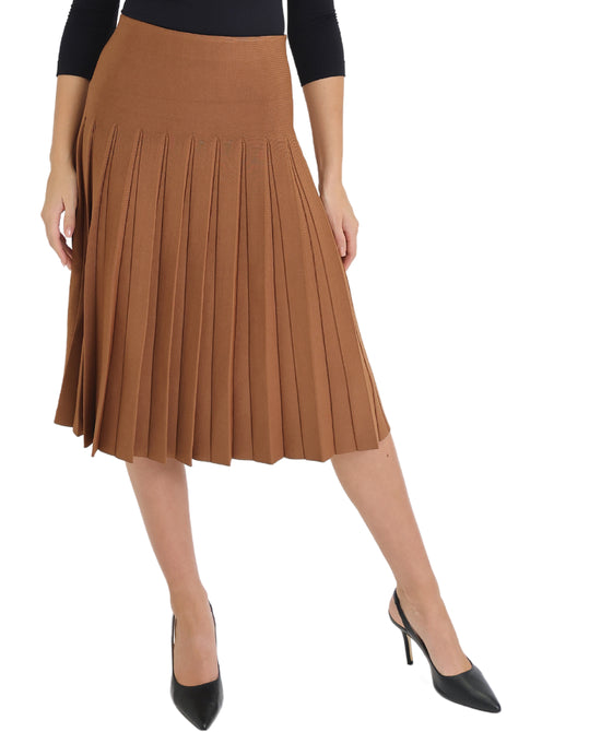 Pleated Midi Skirt view 