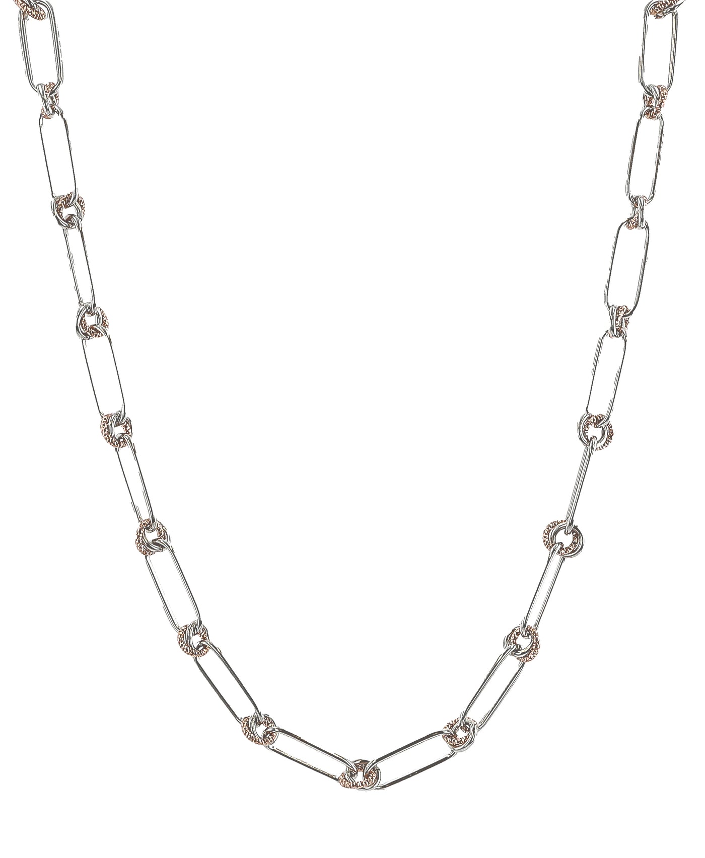 Sterling Silver Paperclip Chain Necklace view 1