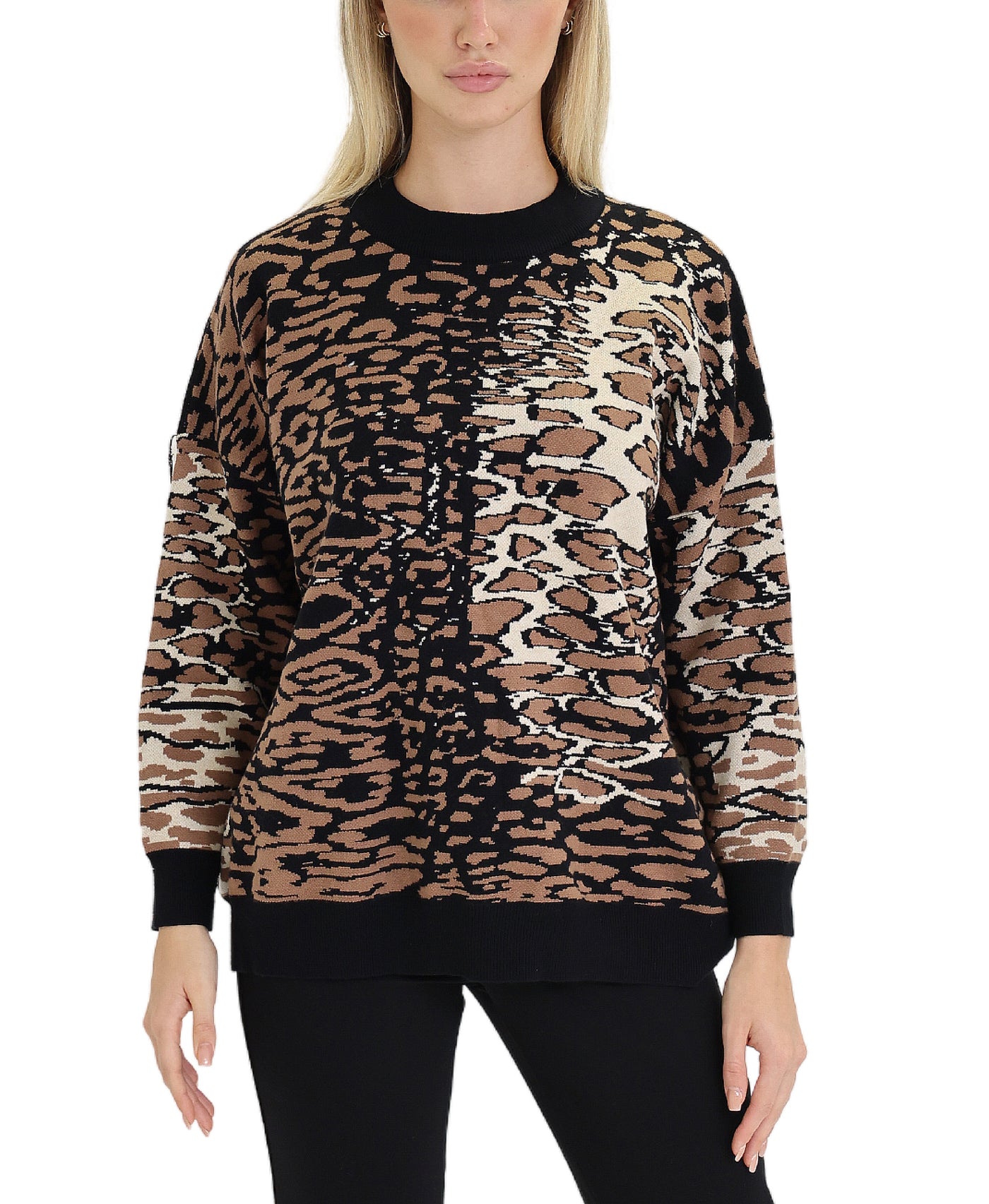 Leopard Print Sweater view 1