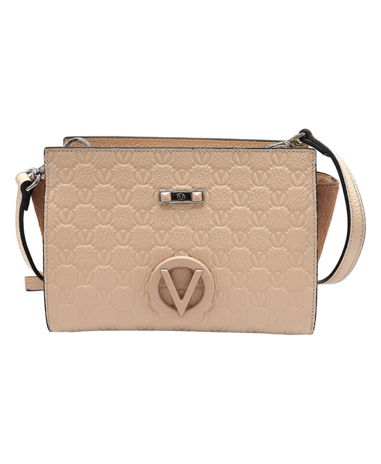 Leather Monogram Crossbody Bag view 