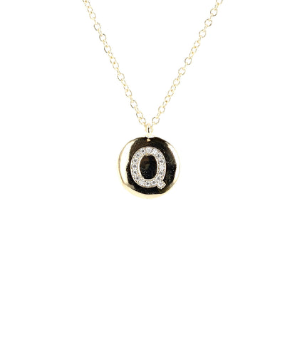 Initial Necklace w/ CZ image 17