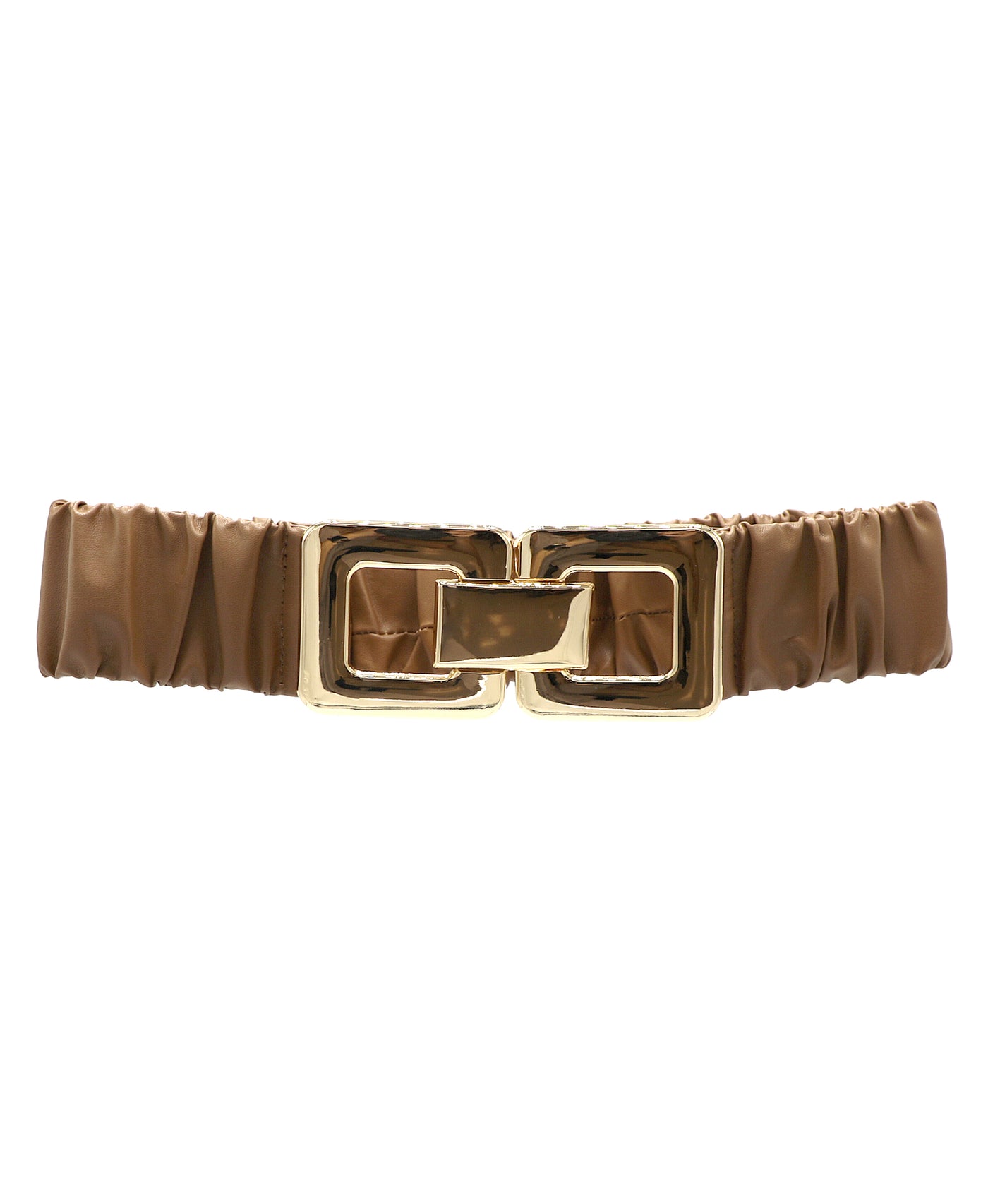 Scrunch Stretch Belt w/ Metal Buckle view 1